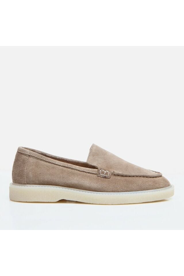 Genuine Leather Mink Women Loafers