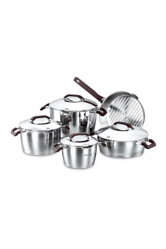 Esta 9 Pieces Steel Cookware Set