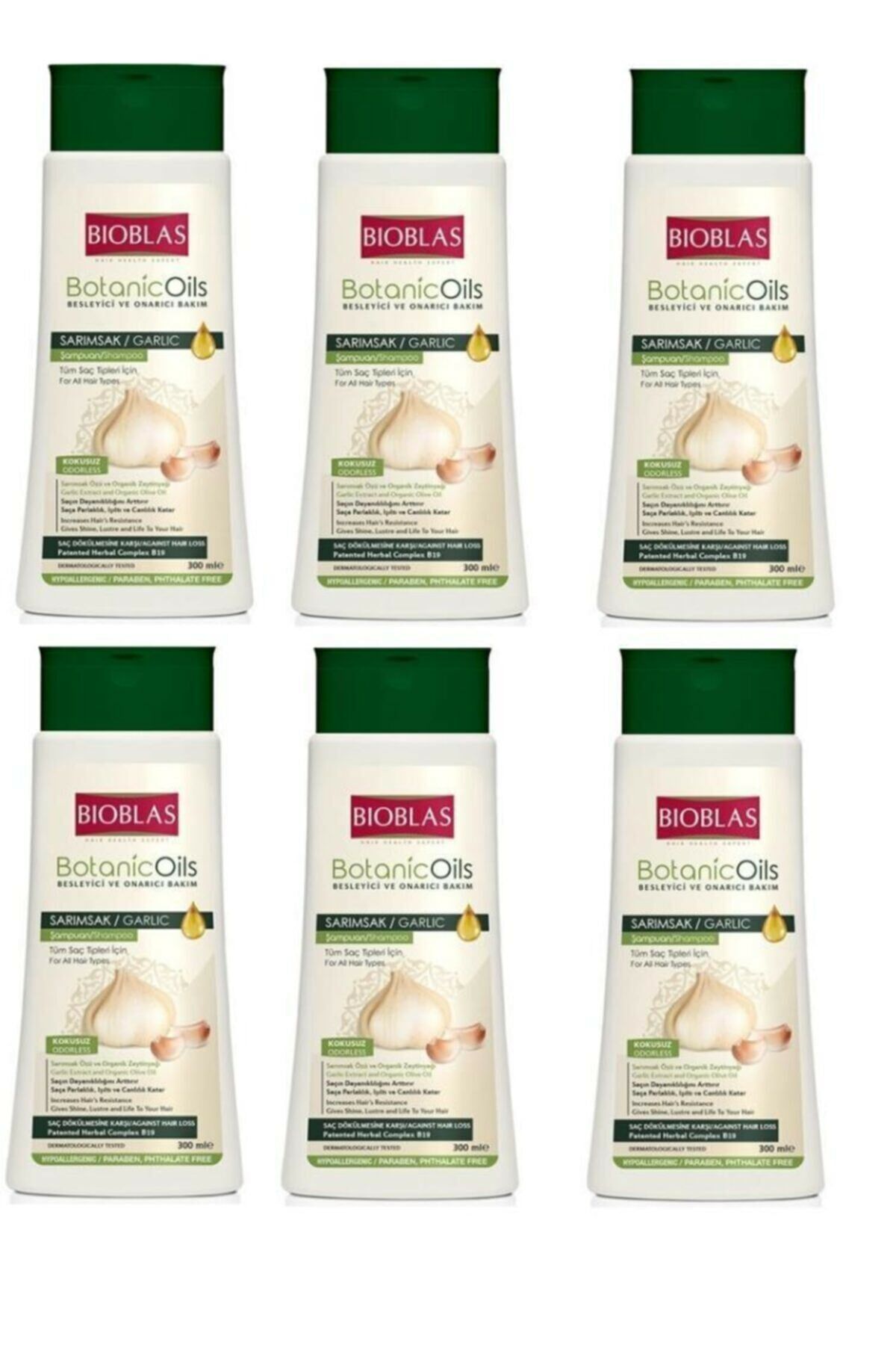Botanic Oils Şampuan Sarımsak 300ml X 6 Adet