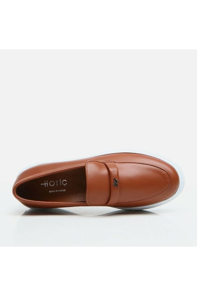 Genuine Leather Tobacco Women's Loafer