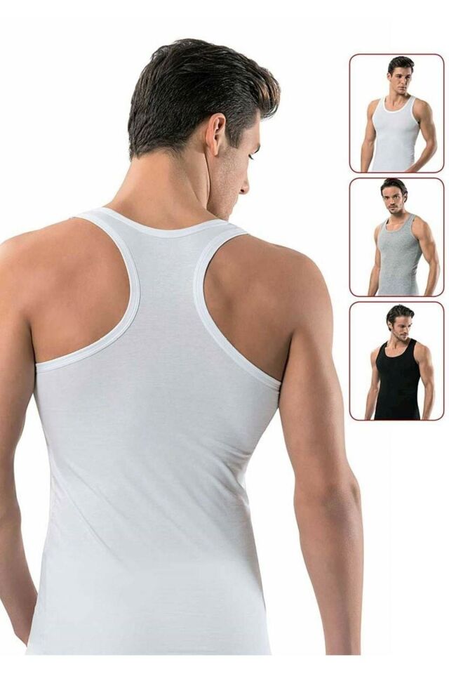 6-pack Men's Ribbed Lycra Athlete Rambo Athlete Mixed L 3