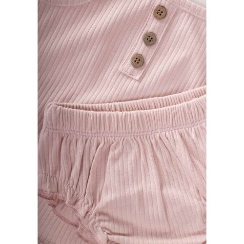 Suspended Top and Pant Suit 0-2 Age Powder Pink