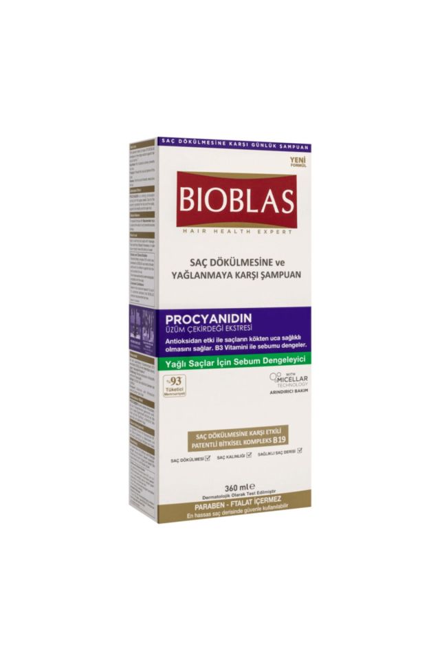 Procyanidin Yağlanma Ve Dökülme Karşıtı Şampuan 360 ml