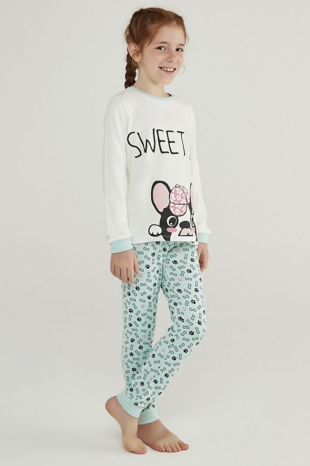 Kız Çocuk Sweetie Termal 2li Pijama Takımı