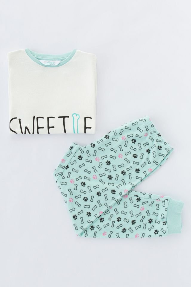 Girl's Sweetie Thermal 2 Pajamas Set