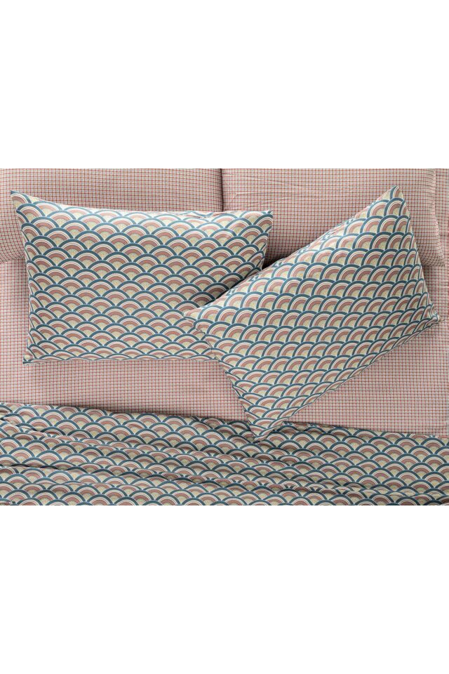 Brook Kolay Ütülenir 2'li Yastık Kılıfı 50x70 Cm Mavi – Tarçın
