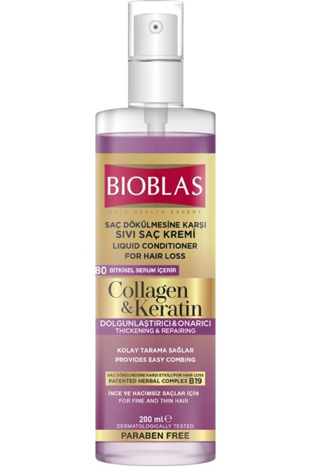 Collagen & Keratin Liquid Conditioner 200 Ml Conditioner