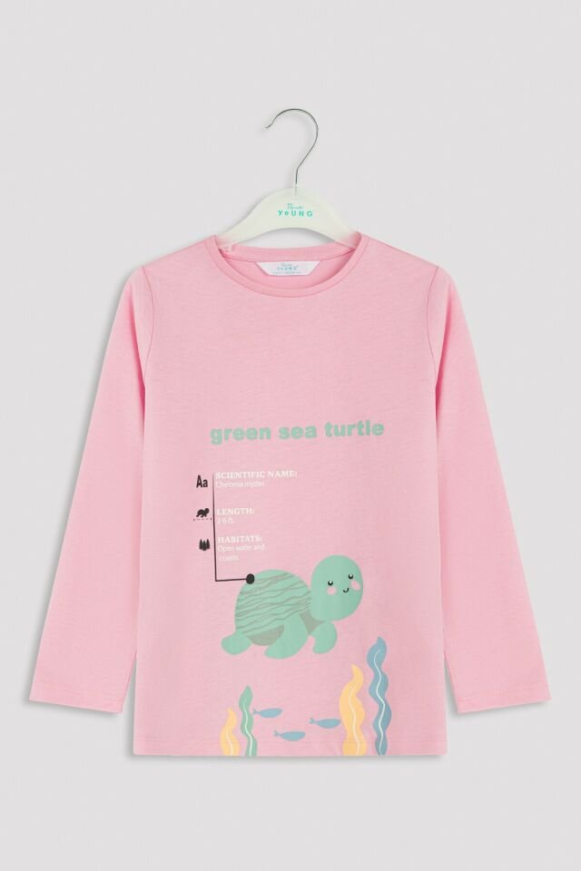 Pink G.sea Turtle Pajamas Set