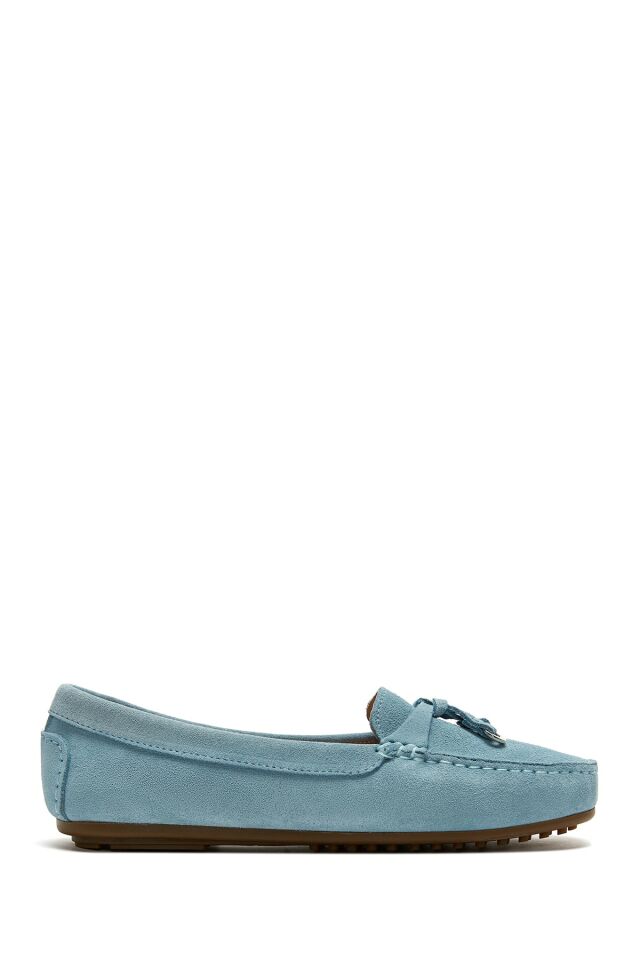 Kadın Deri Süet Loafer