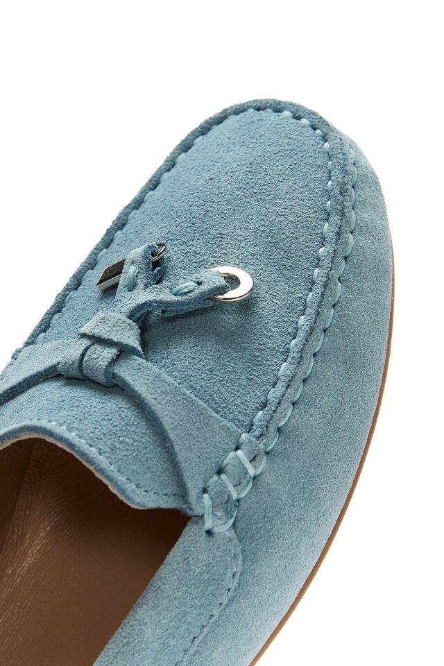Kadın Deri Süet Loafer
