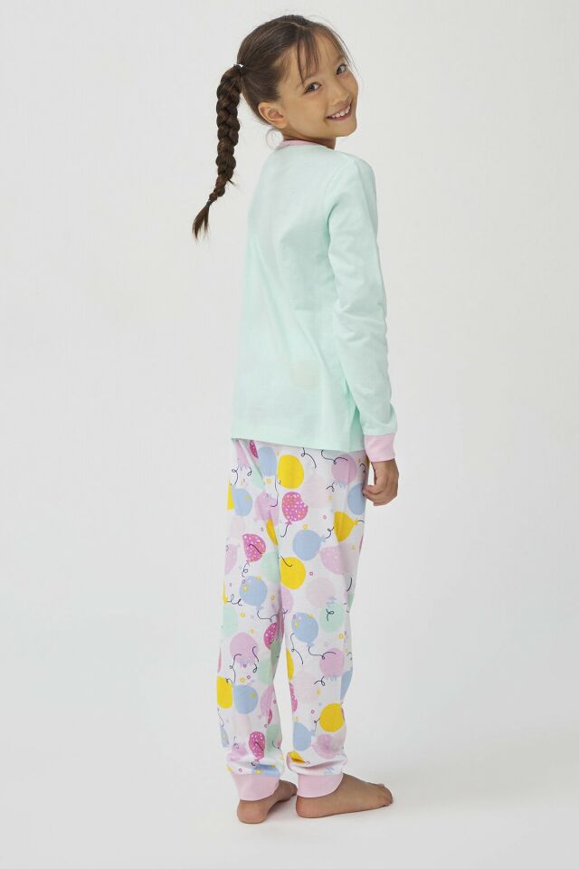 Kız Çocuk Pinyata 4lü Pijama Takımı