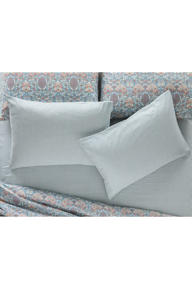 Twin Palms Kolay Ütülenir 2'li Yastık Kılıfı 50x70 Cm Seledon