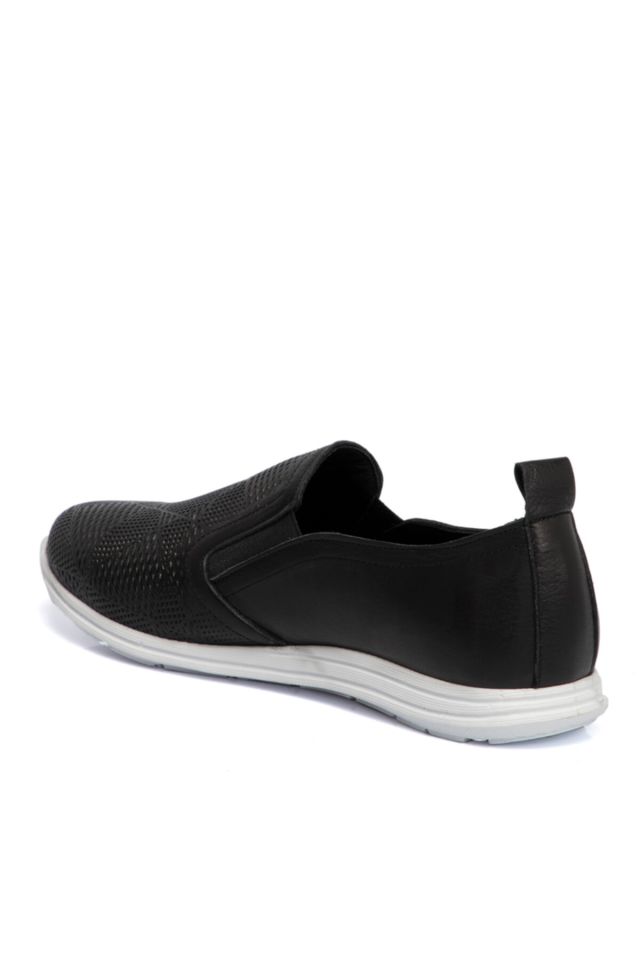 Black Leather Women's Shoes