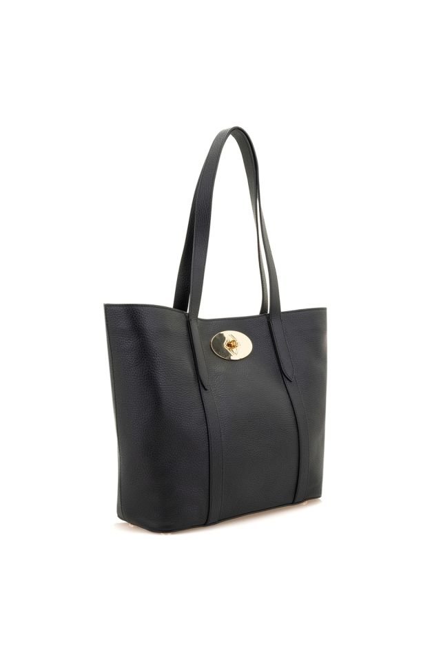 Mary Black Women's Leather Shopping Bag