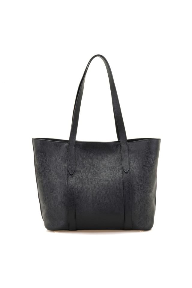 Mary Black Women's Leather Shopping Bag