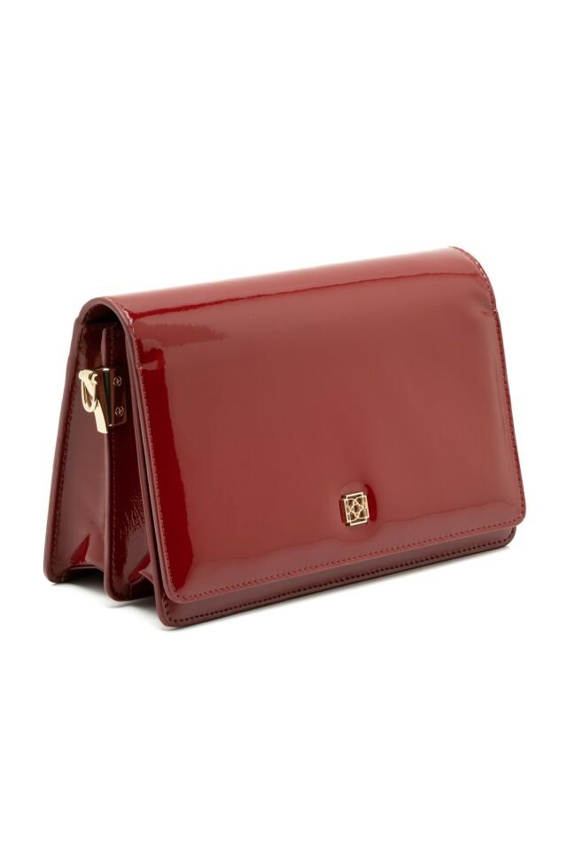 Valeria Red Women's Leather Shoulder Bag