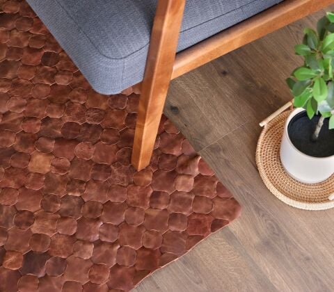 Knitted Leather Carpet