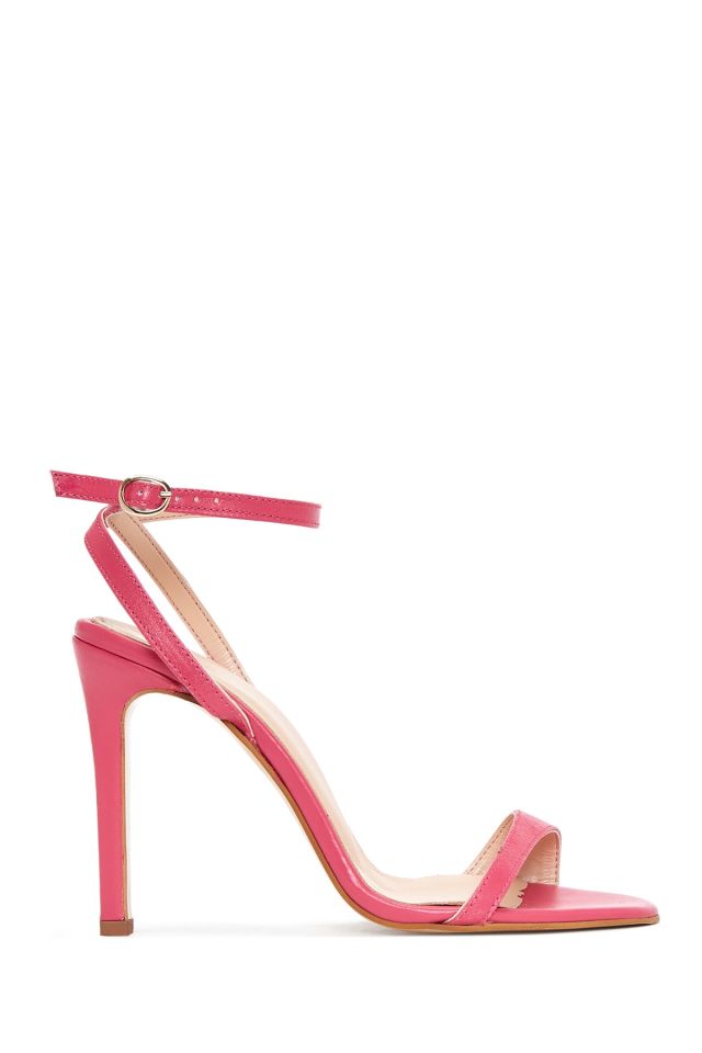 Women's Leather Heel Sandals