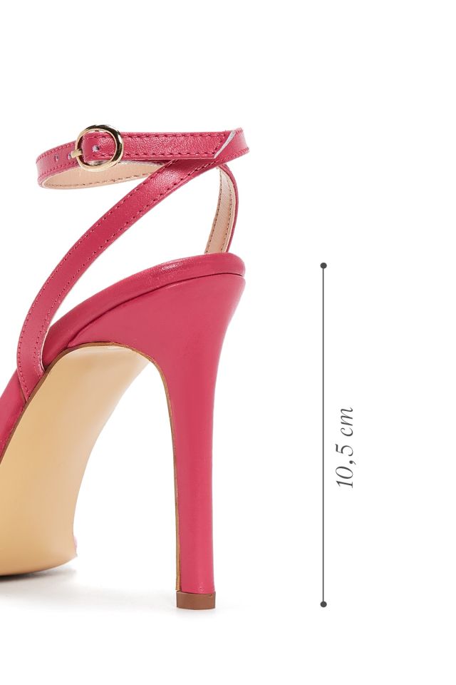 Women's Leather Heel Sandals
