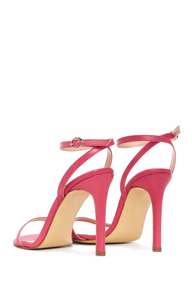Women's Leather Heel Sandals