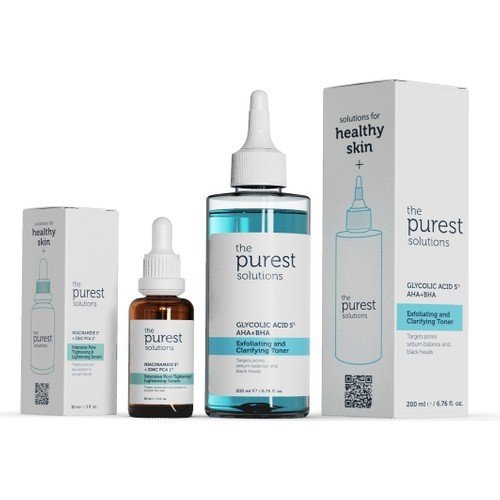 Pimple & Anti-Acne, Sebum Balancing and Pore Tightening Care Set