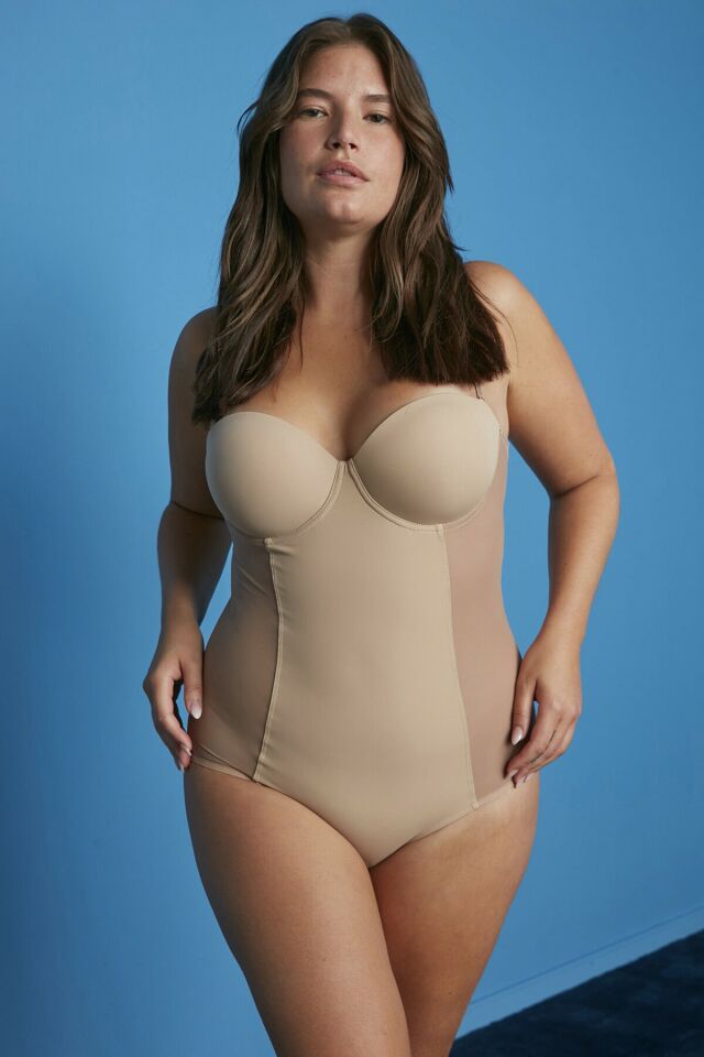 Beige Premium Bodysuit Corset