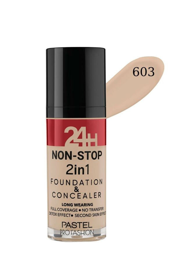 Profashion 24h Non-stop 2in1 Fondöten Ve Kapatıcı 603 Ivory