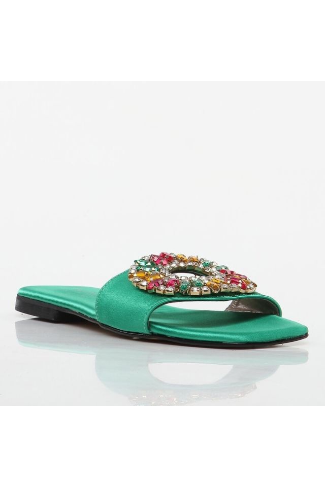 Green Women's Slippers