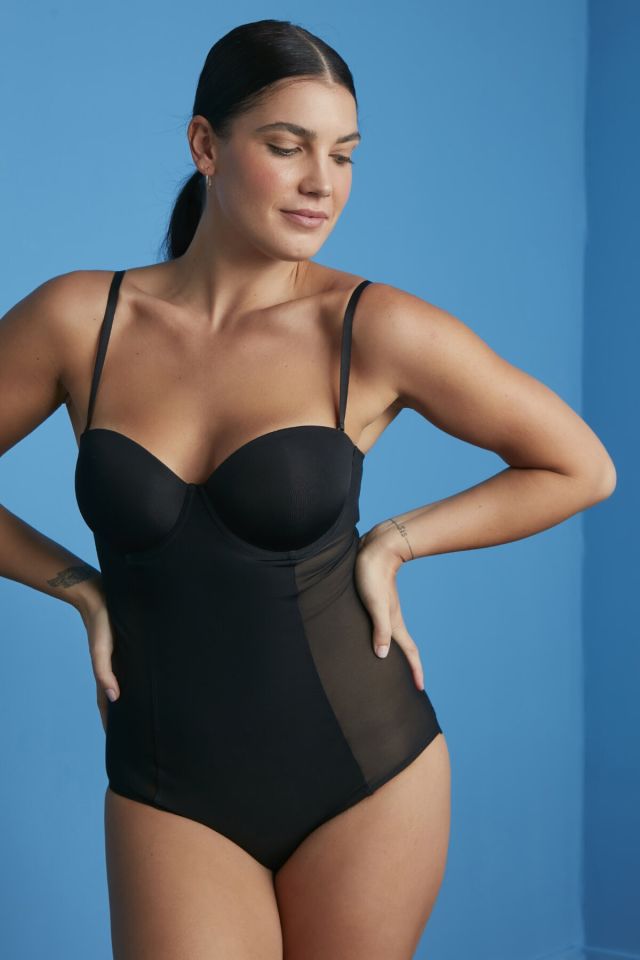 Black Premium Bodysuit Corset