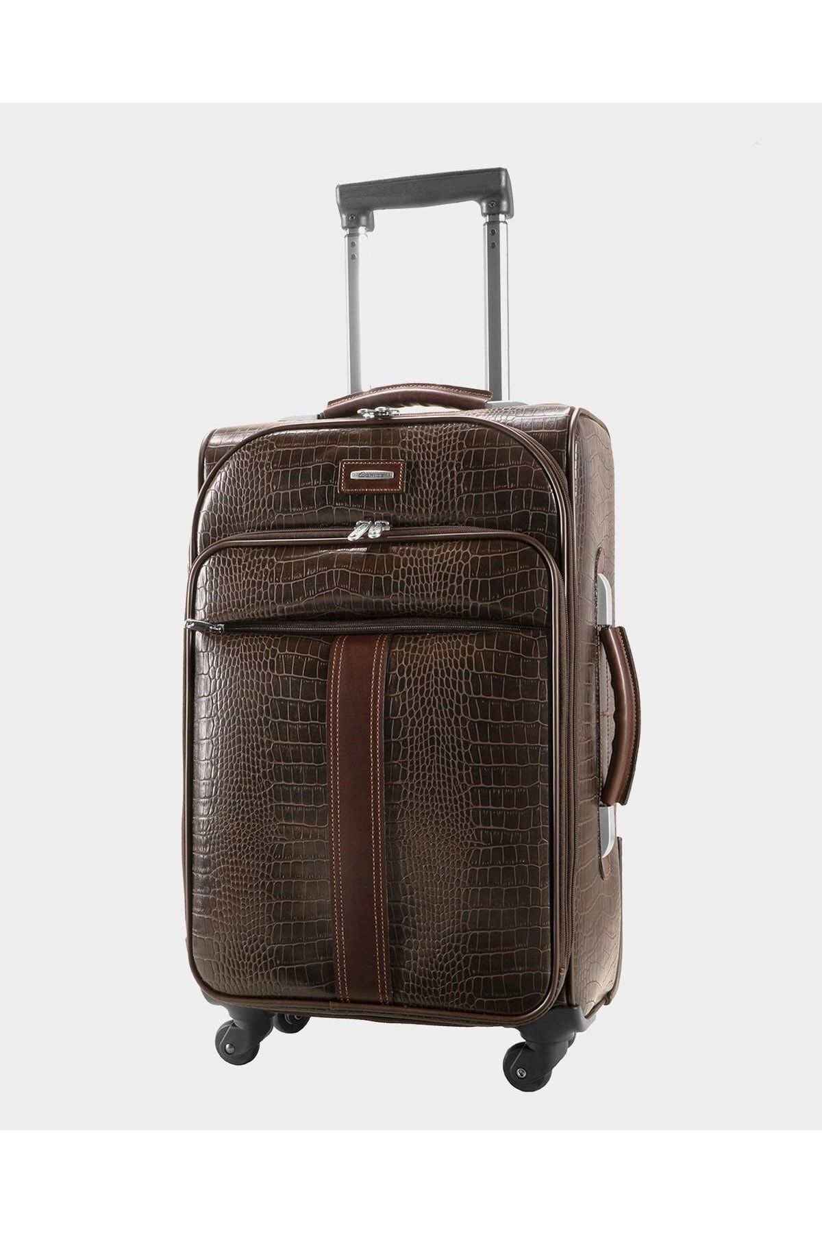 Bagas 4-Wheel Large Size Suitcase 433-016 Brown