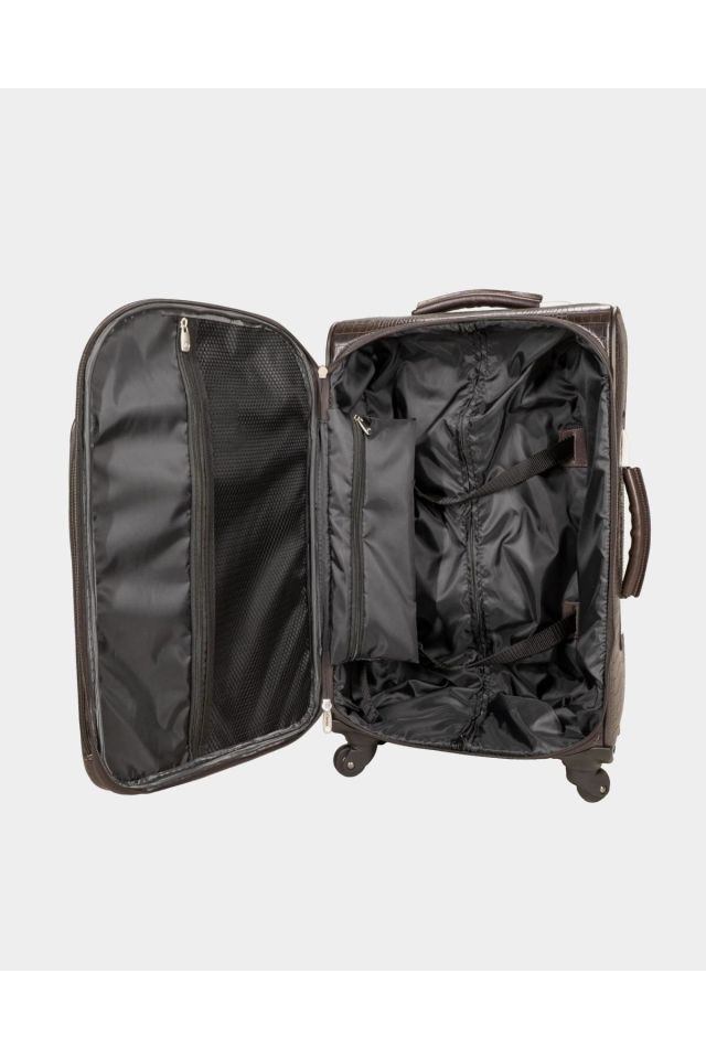 Bagas 4-Wheel Large Size Suitcase 433-016 Brown