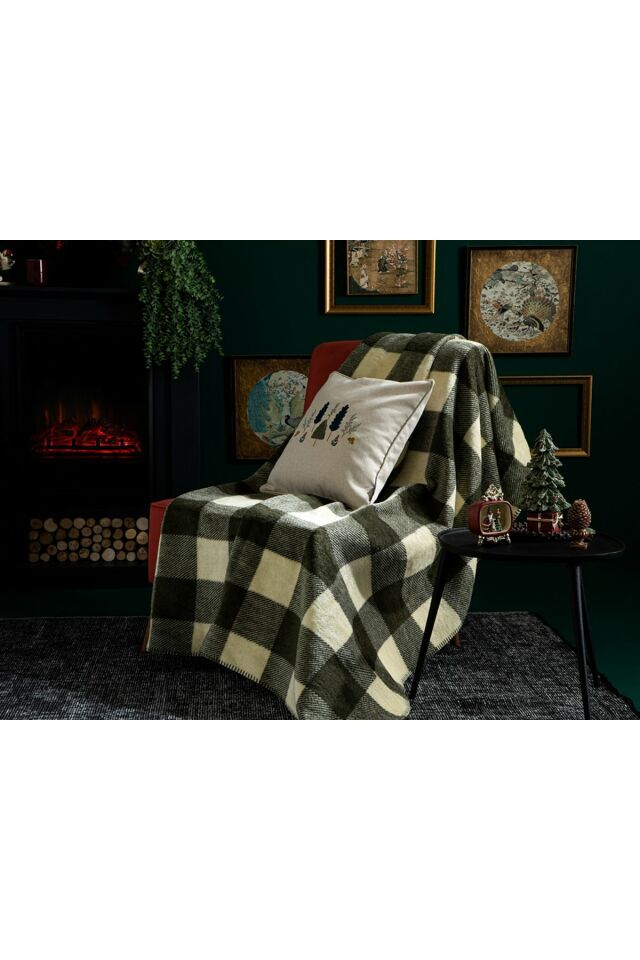 Plaid Acrylic Tv Blanket 130x170 Cm Green