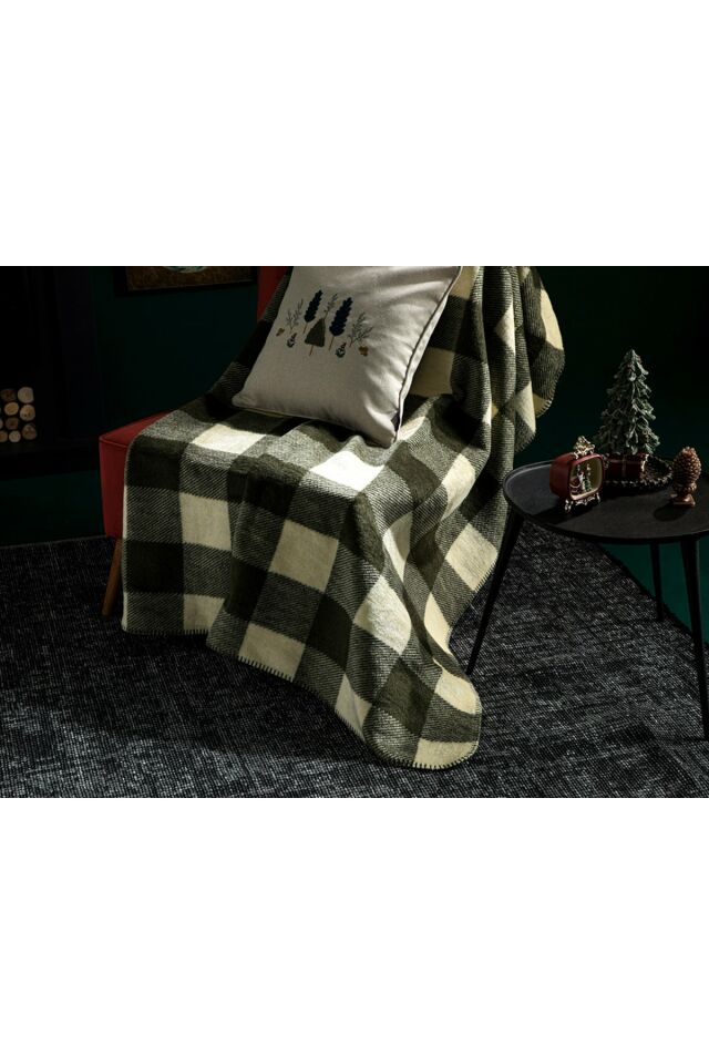 Plaid Acrylic Tv Blanket 130x170 Cm Green