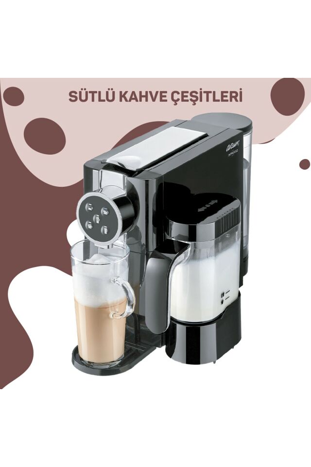 Arzum Impresso Kapsüllü Kahve Makinesi - Siyah