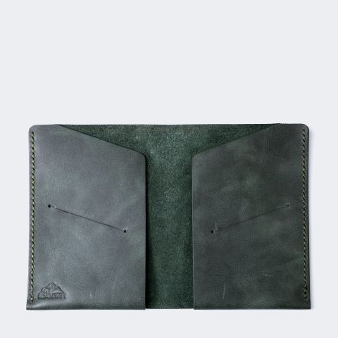 Leather Passport Cover - Teos