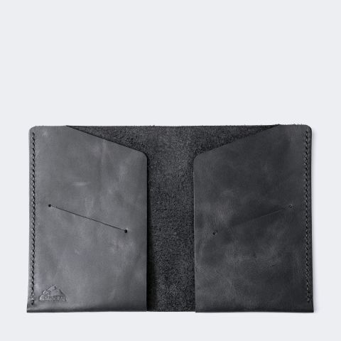 Leather Passport Cover - Teos