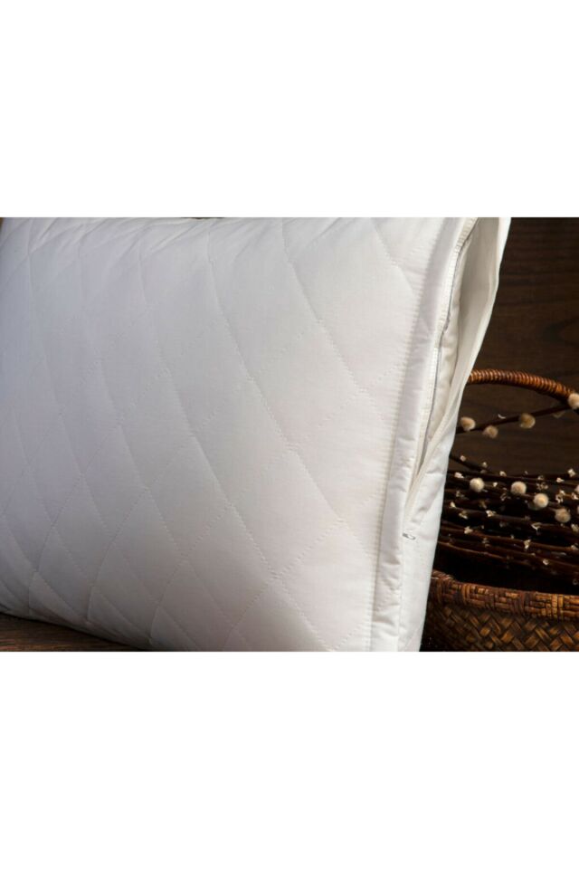 Cotton Quilted Pillow Protector 50x70 Cm White