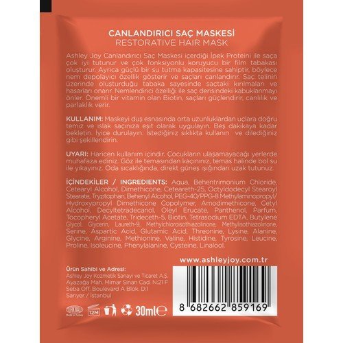 Saç Maskesi Canlandırıcı 30 ml Set