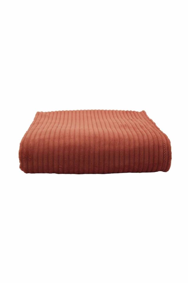Joena Terracotta Double Blanket