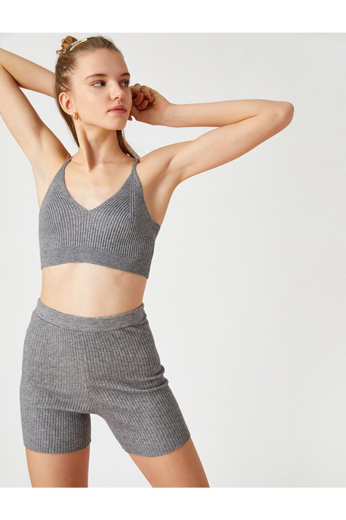 V Neck Sports Bra