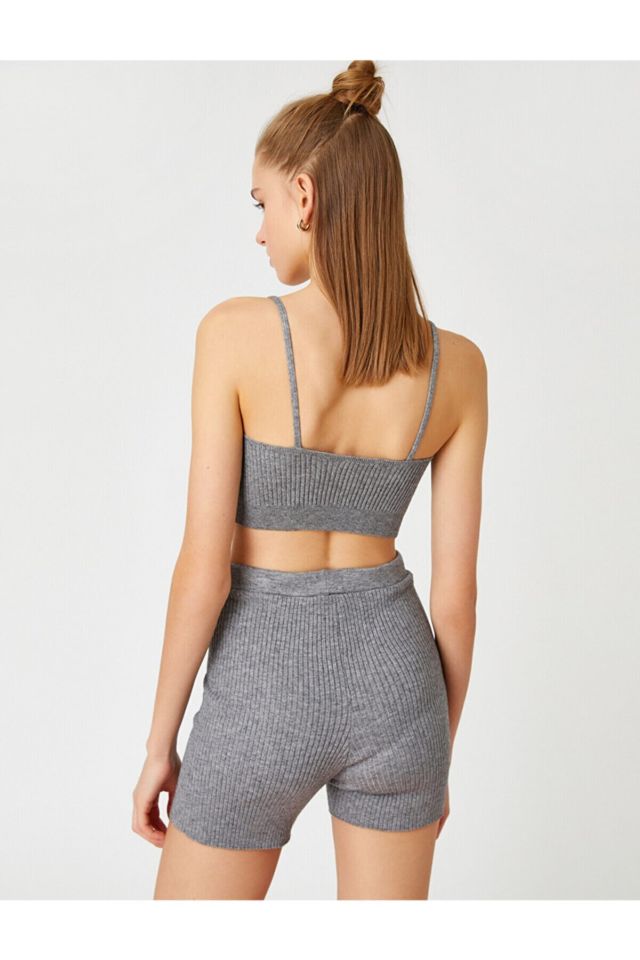 V Neck Sports Bra