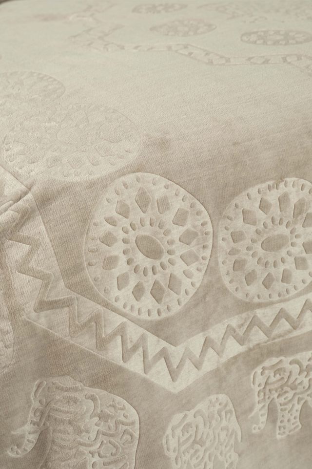 Elephant Mink Double Soft Embosy Blanket