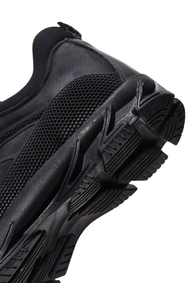Erkek Fileli Deri Sneaker