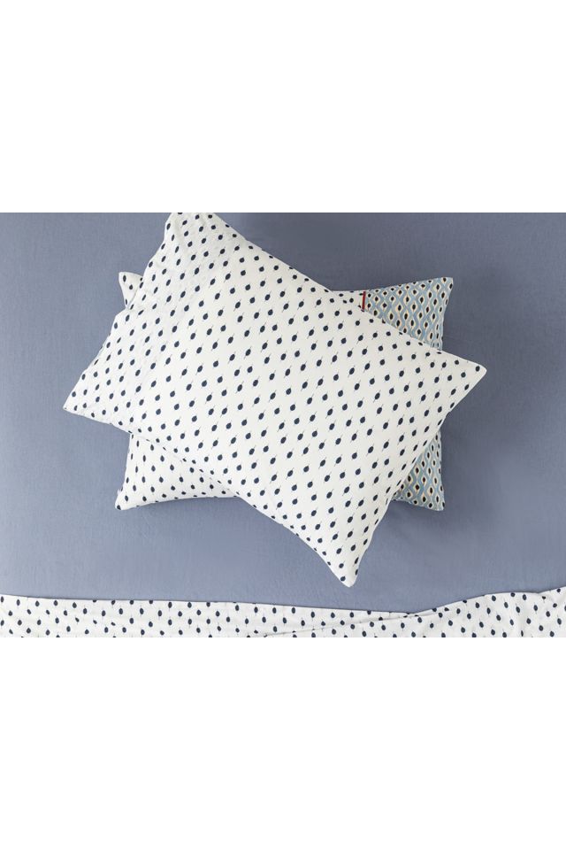 Coastal Bliss Cotton 2-Pack Pillowcase 50x70 Cm Blue