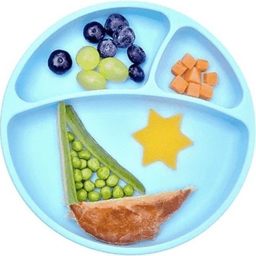 Vacuum-Based Food Plate Silicone Unbreakable.