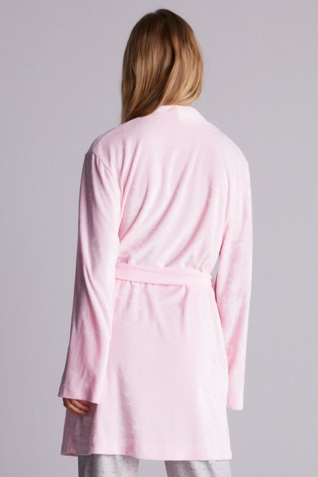 Pink Velvet Pippa Dressing Gown