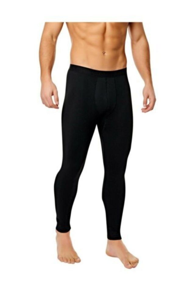 Men's Black Thermal Bottom Single Pack