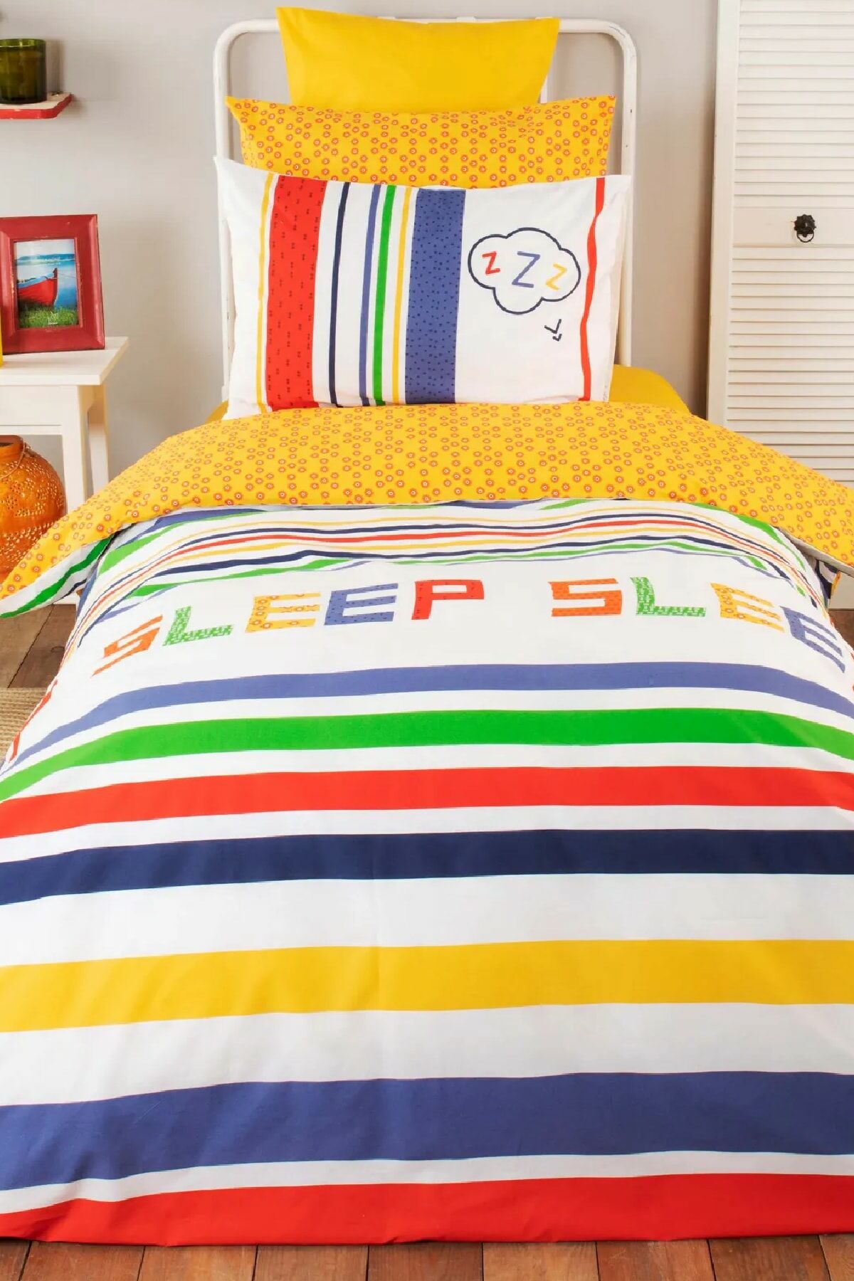 Young Sleep Time Tek Kişilik %100 Pamuk Nevresim Takımı