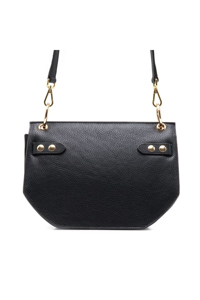 Etta Black Women's Leather Shoulder Bag