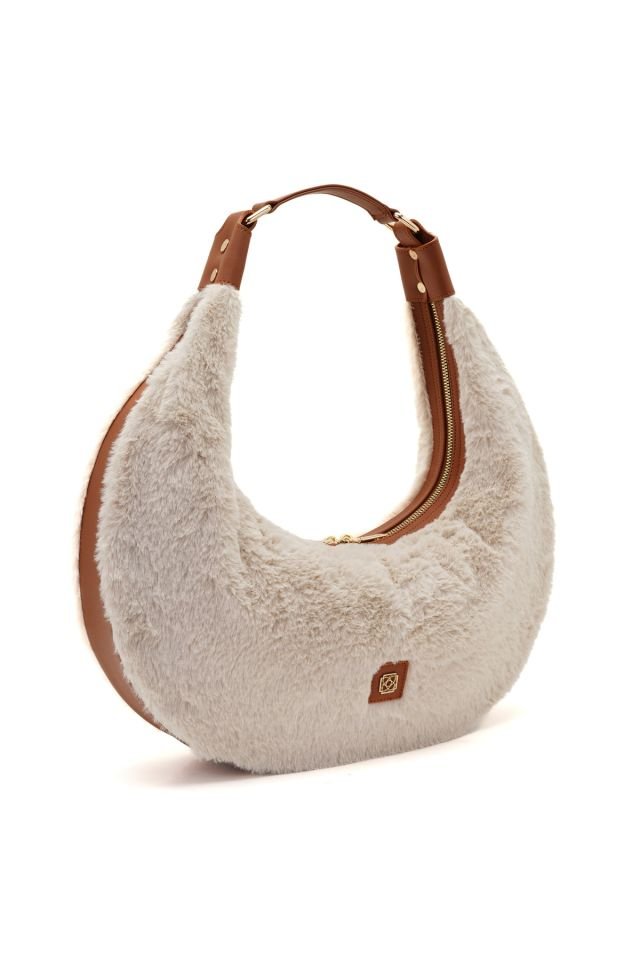 Beige Women's Shoulder Bag